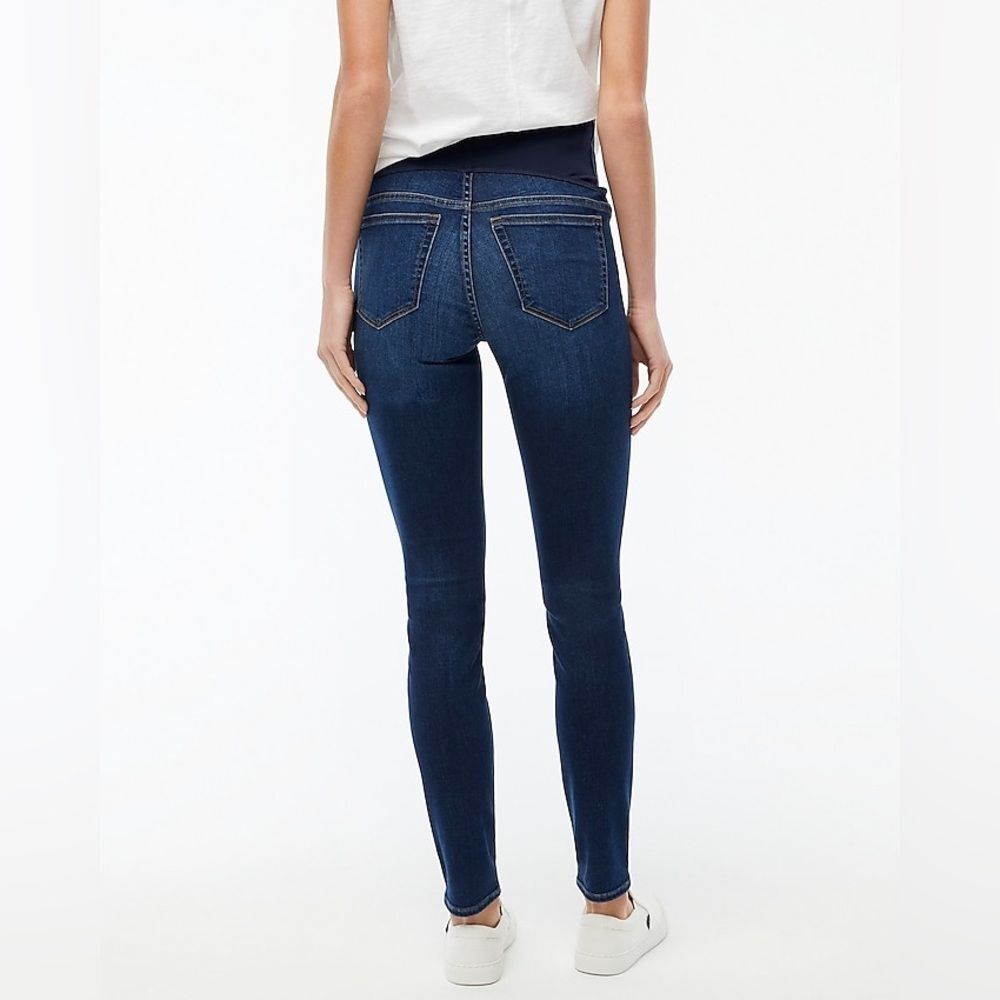 J Crew Factry NWT Maternity Jeans Size 27 in Signature Stretch in Classic Indigo